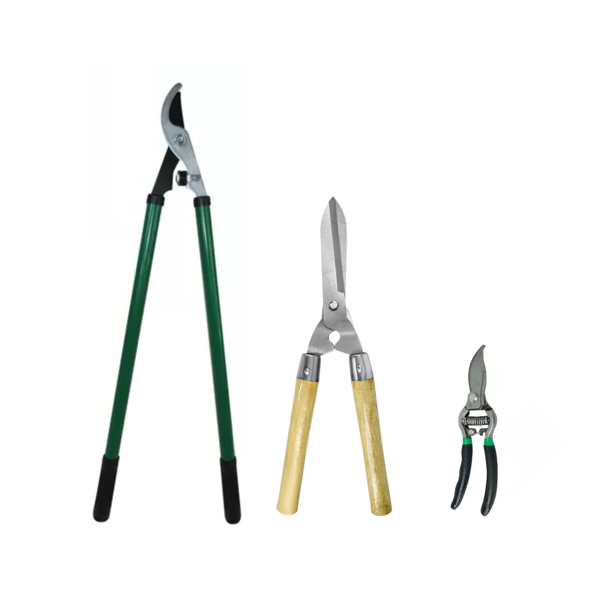 Kit de tijeras para podar, incluye tijeras para ramas, tijeras para pasto y tijeras de jardín