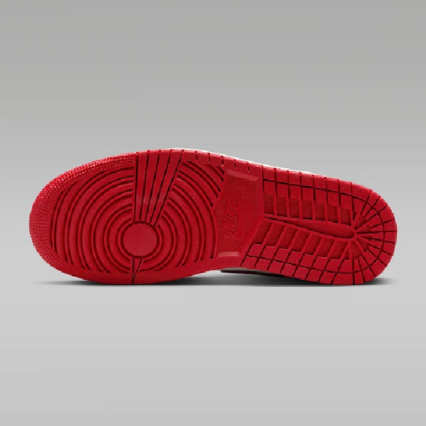 Tenis Air Jordan 1 Mid SE Rojo/blanco Mujer Tallas #22.5 al #26.5
