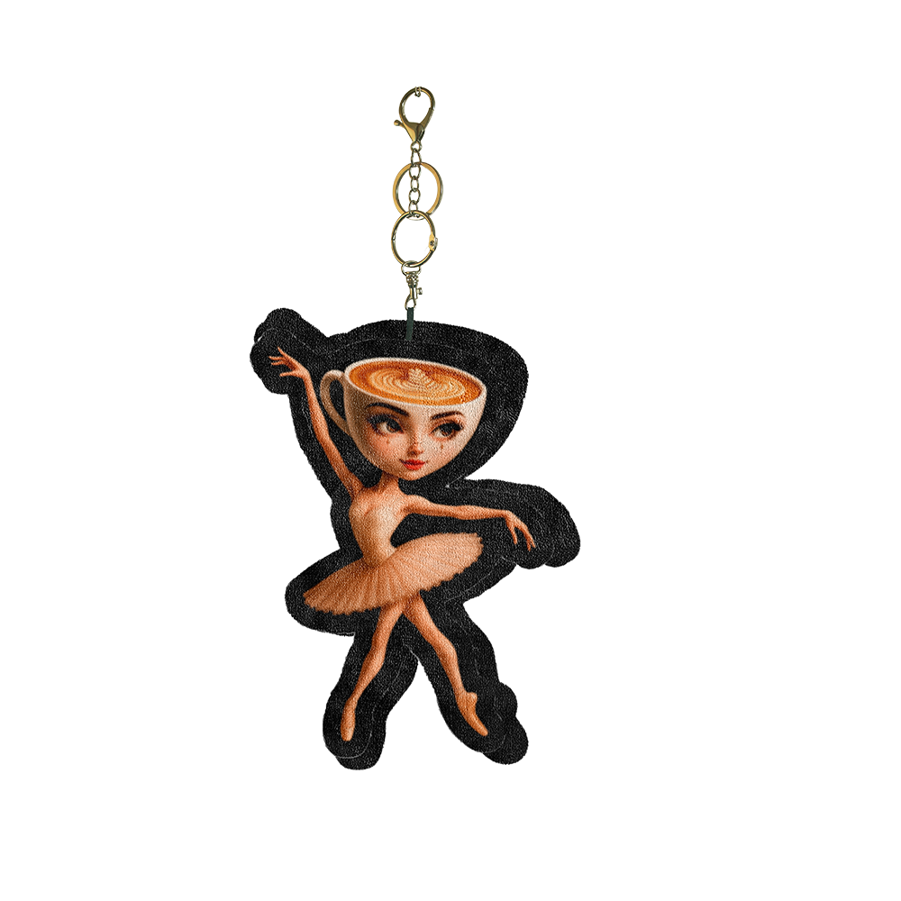 Chiquibu I Llavero Peluche Capuchina Ballerina I Accesorio para Bolsa O Mochila I con Relleno | Personaje - Artista | Tela Polar
