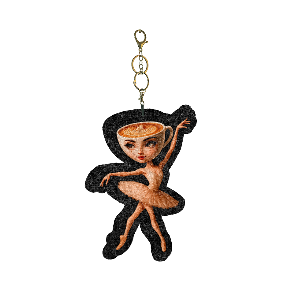 Chiquibu I Llavero Peluche Capuchina Ballerina I Accesorio para Bolsa O Mochila I con Relleno | Personaje - Artista | Tela Polar
