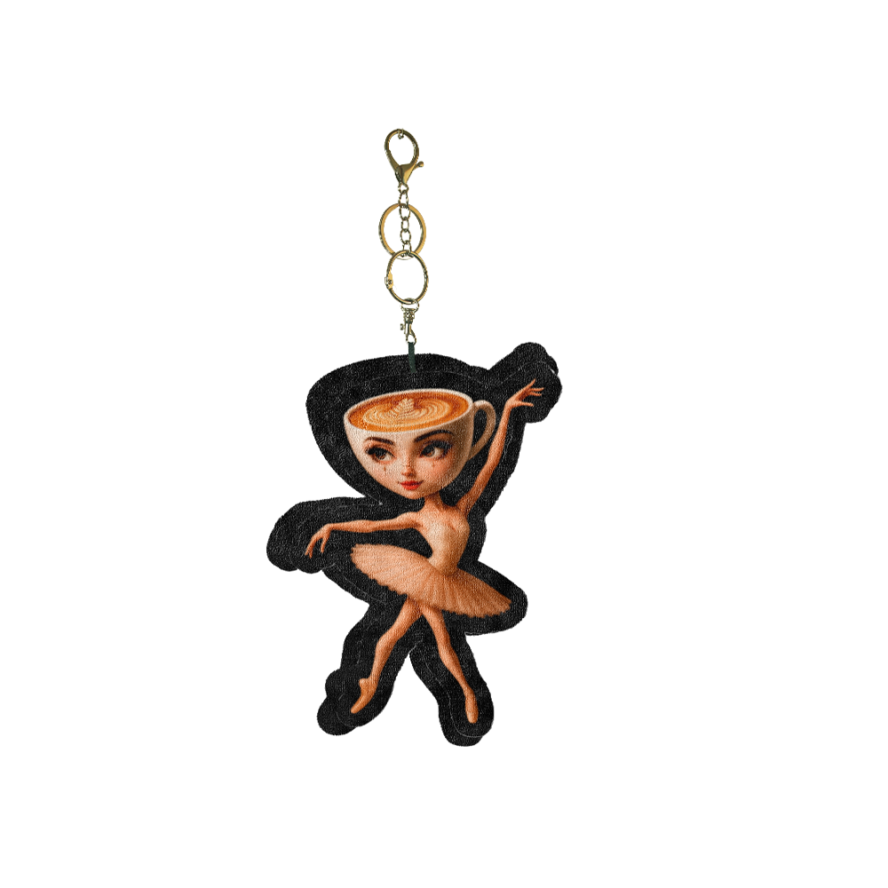 Chiquibu I Llavero Peluche Capuchina Ballerina I Accesorio para Bolsa O Mochila I con Relleno | Personaje - Artista | Tela Polar