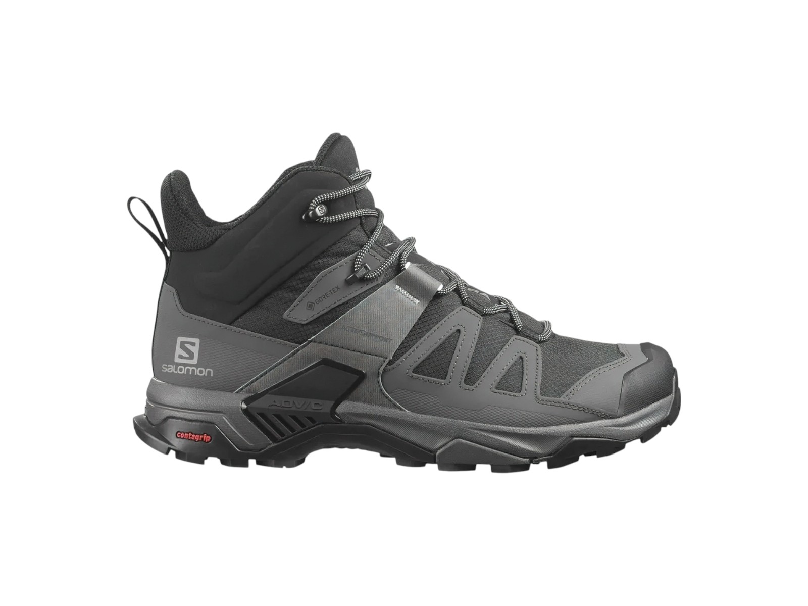 Botas Salomon Gore-Tex Para Campismo ADV/G BLK/GRY