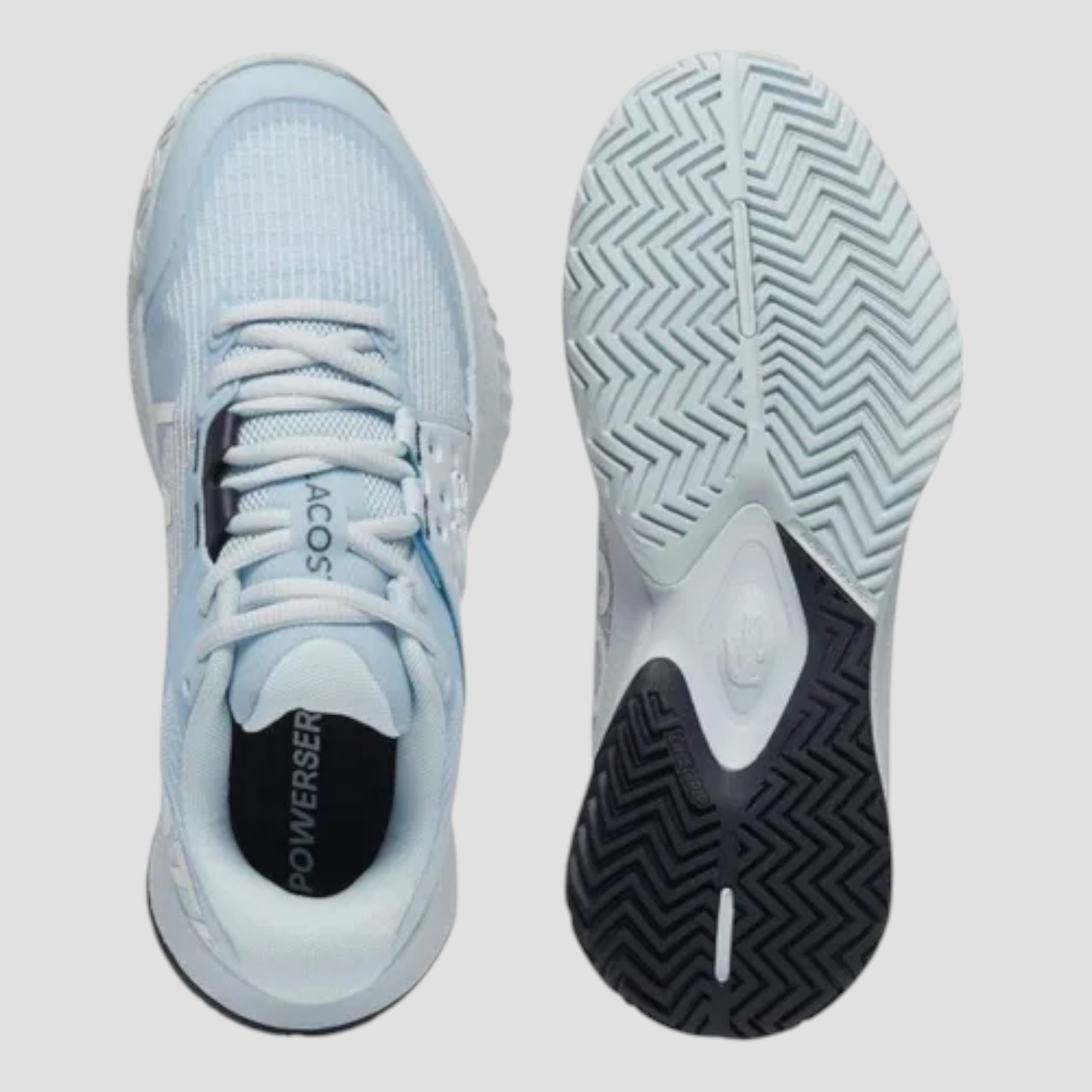Tenis Lacoste Power Serve Para Tenis/padel 749sfa0100bn7 Azul Claro 25 Mx