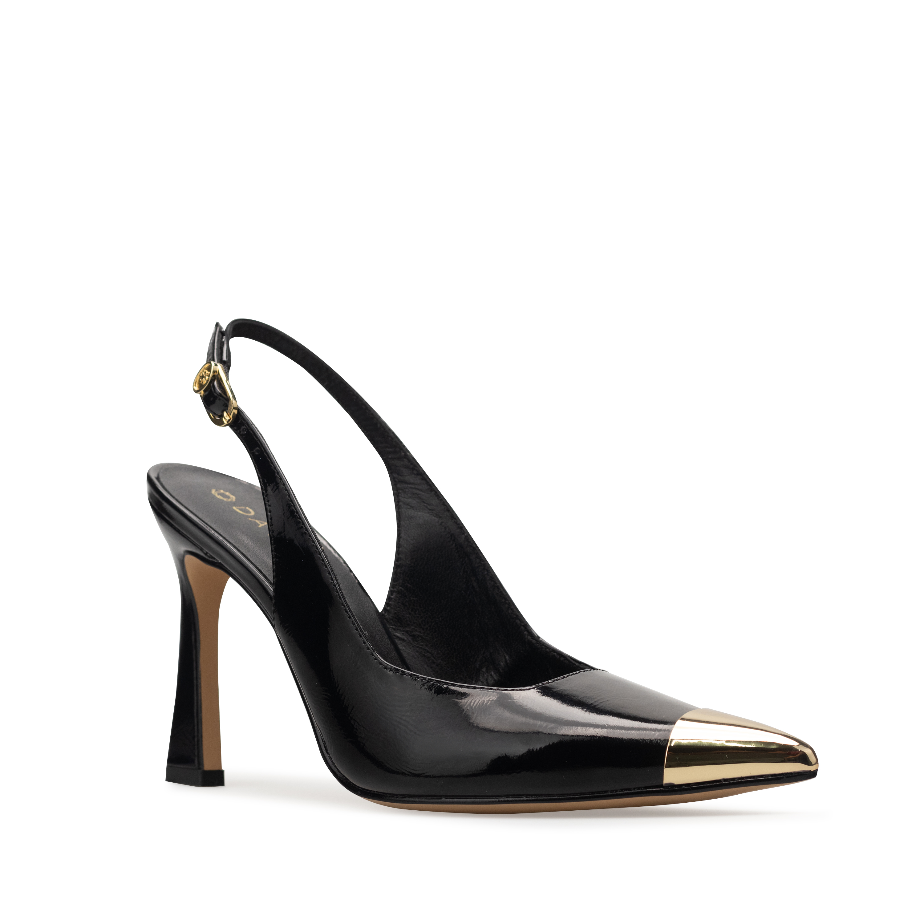 Zapatillas De Tacón Elegantes Para Mujer De Piel Davenia Mod. Ailin