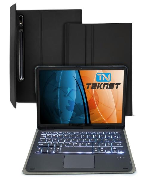 Teknet Funda Teclado Bluetooth Touchpad Para Samsung Galaxy Tab S10 FE 10.9"