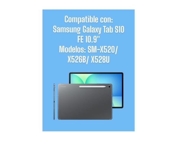 Teknet Funda Teclado Bluetooth Touchpad Para Samsung Galaxy Tab S10 FE 10.9"
