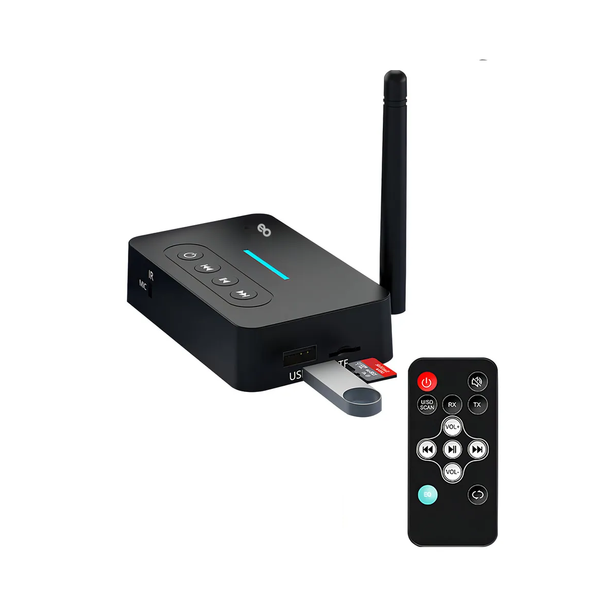 Transmisor/receptor Audio Estéreo Adaptador