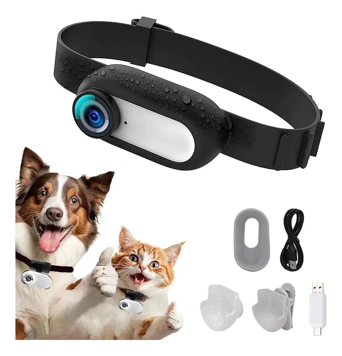Cámara Collar Pulsera para Mascotas o Ciclistas Video Dv Mini 1080p