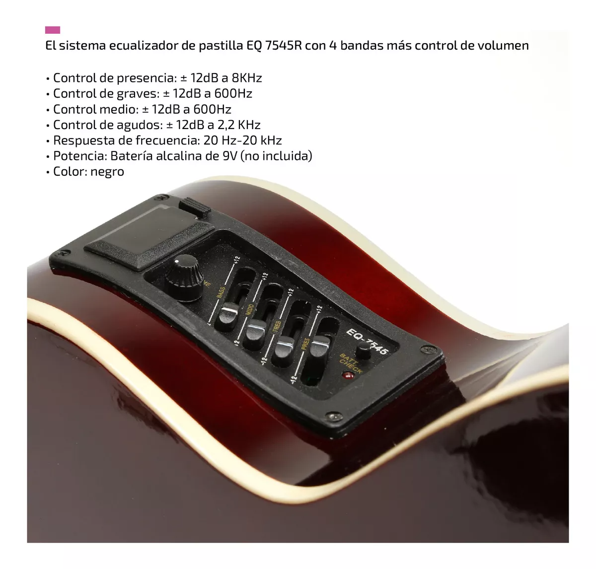 Guitarra Electroacústica 38” Naranja - Diapasón de Arce, Equalizador Integrado y Accesorios Incluidos para Músicos Modernos