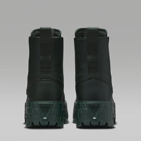 Botas Air Jordan 1 Brooklyn Negro/verde intenso Mujer Tallas #22.5 al #26.5