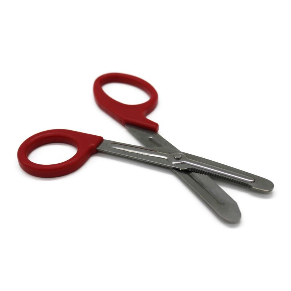 PACK 30 SUPER TIJERA INOXIDABLE PUNTA REDONDA ROJA MAPLE TOOLS