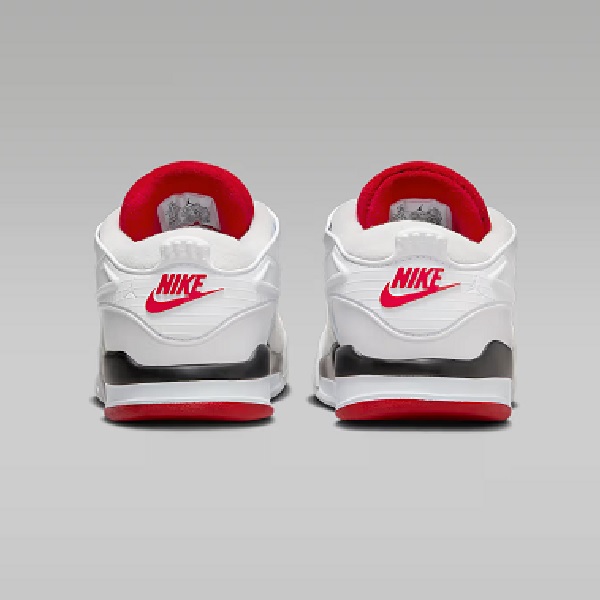 Tenis Jordan 4 RM Blanco/rojo Niños Tallas #16.5 al #21