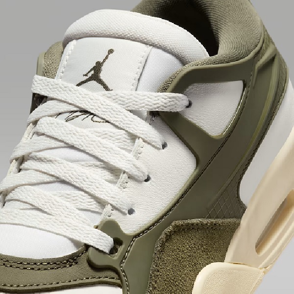 Tenis Air Jordan 4 RM Blanco/verde Mujer Tallas #22 al #27.5