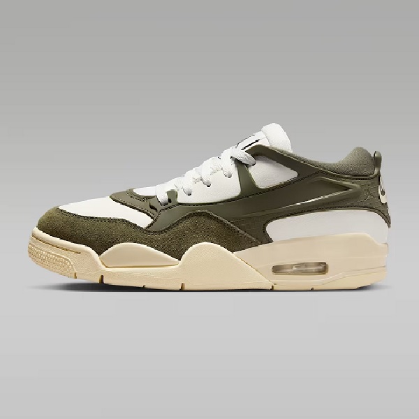 Tenis Air Jordan 4 RM Blanco/verde Mujer Tallas #22 al #27.5