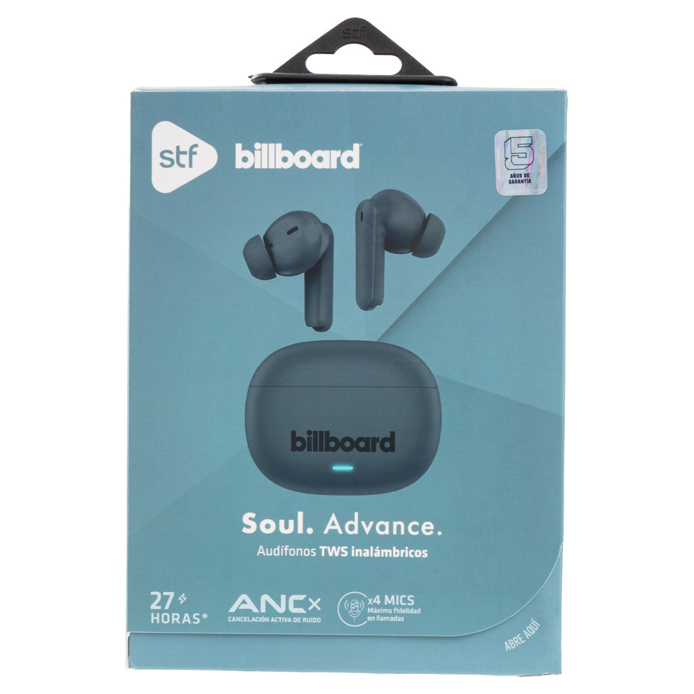 Audífonos inalámbricos TWS Soul Advance Billboard by STF Color Grafito