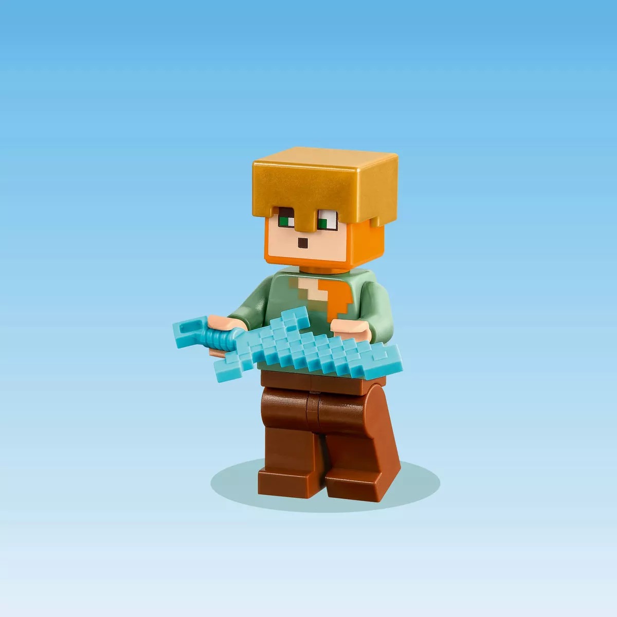 LEGO® Minecraft® La Armería 21252; juguete para niños 7+; Contiene minifiguras de los personajes Minecraft® Alex y el armero