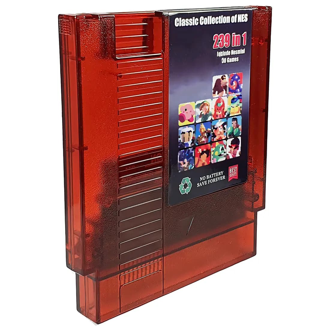 La Mejor Colección De Videojuegos De 8 Bit Nes ¡con Batería! Rojo