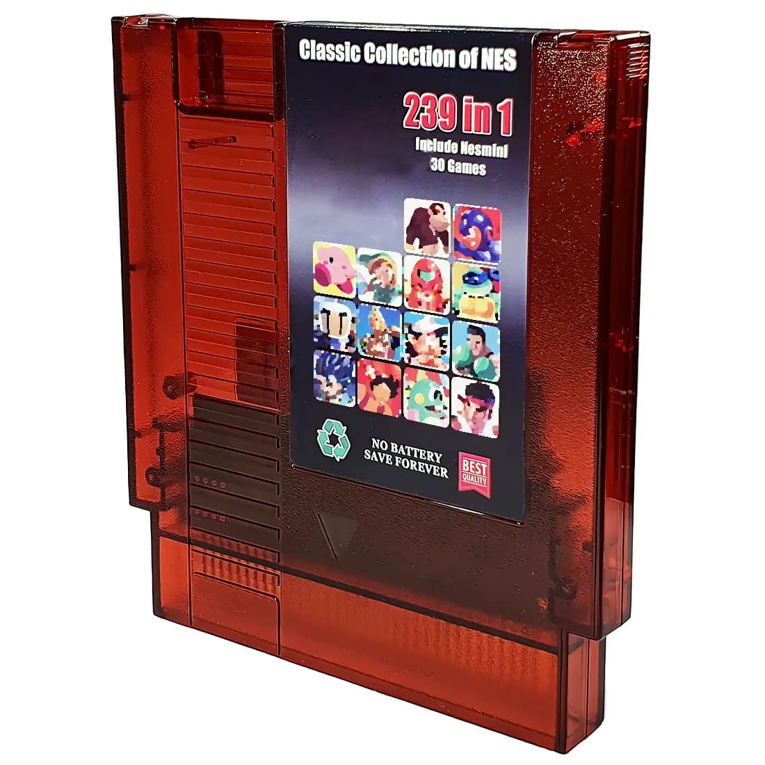 La Mejor Colección De Videojuegos De 8 Bit Nes ¡con Batería! Rojo
