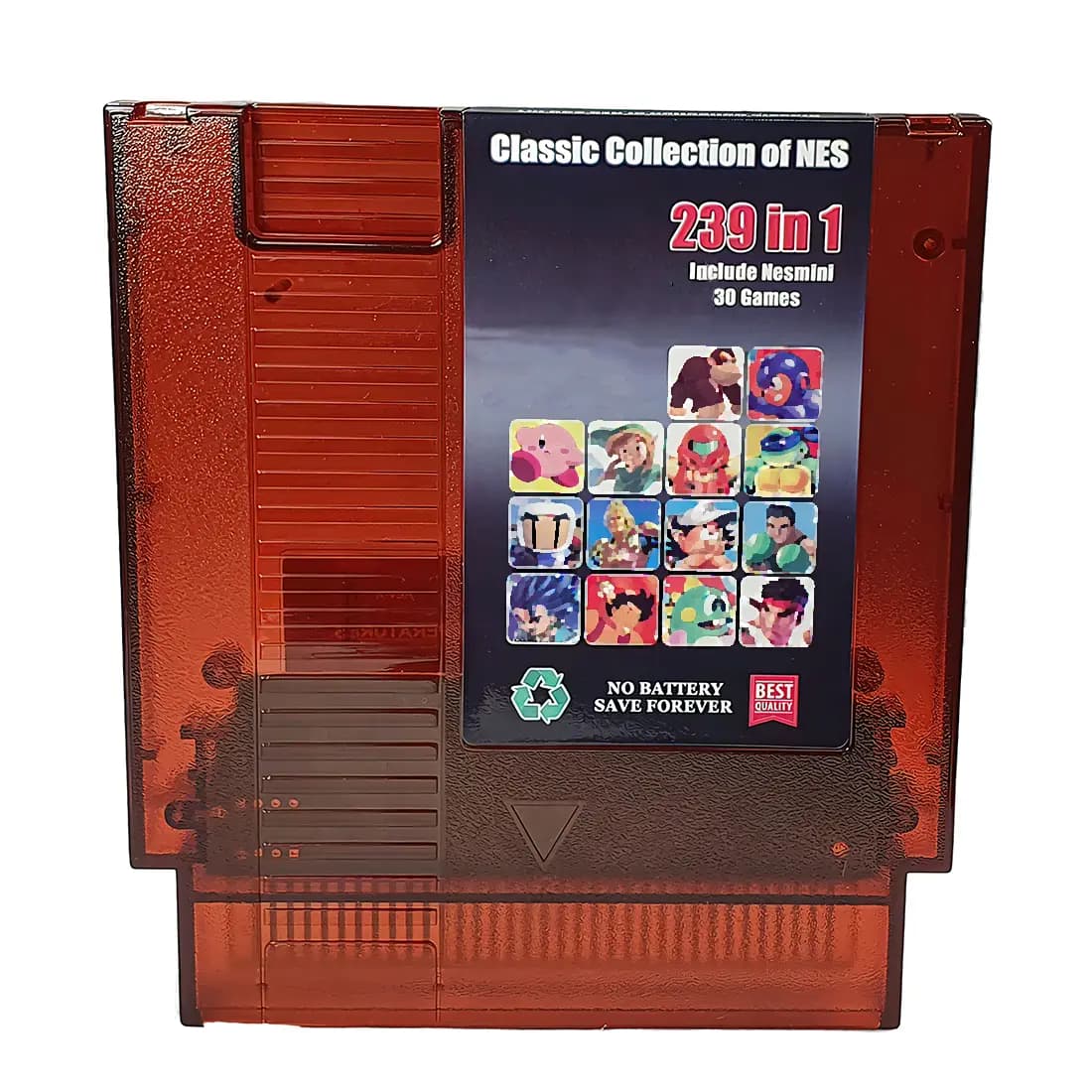La Mejor Colección De Videojuegos De 8 Bit Nes ¡con Batería! Rojo