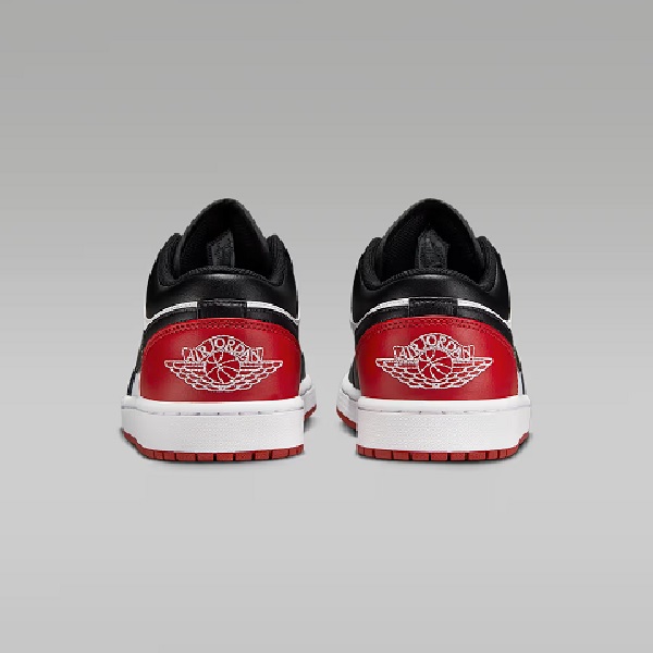Tenis Air Jordan 1 Low Negro/blanco/rojo Mujer Tallas #22.5 al #24.5