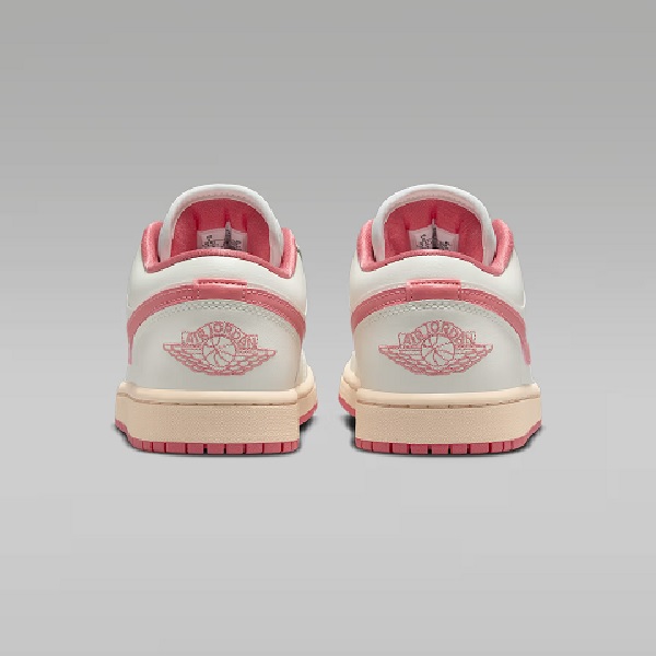 Tenis Air Jordan 1 Low Blanco/rosa Mujer Tallas #22 al #27