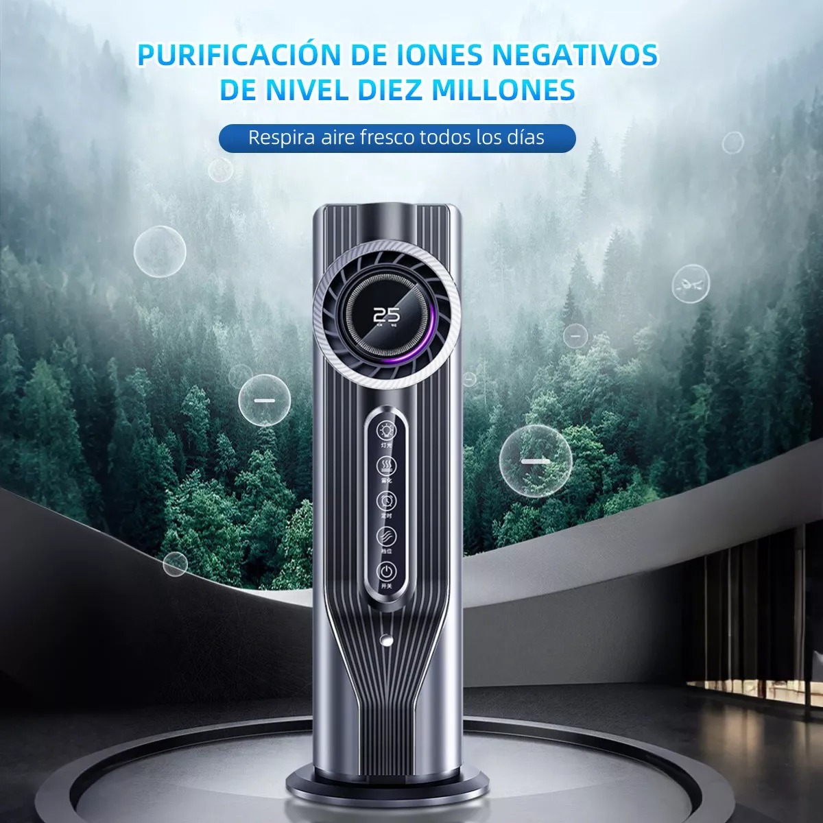 Mini Enfriador De Aire Acondicionado Portátil 6 Velocidades