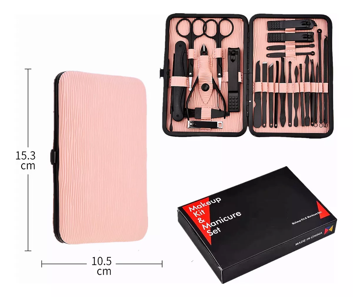 Kit Pedicure Profesional Corta Cuticulas Kit De Manicure