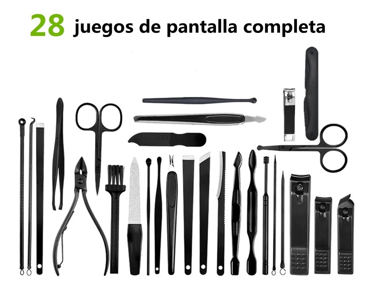 Kit Pedicure Profesional Corta Cuticulas Kit De Manicure