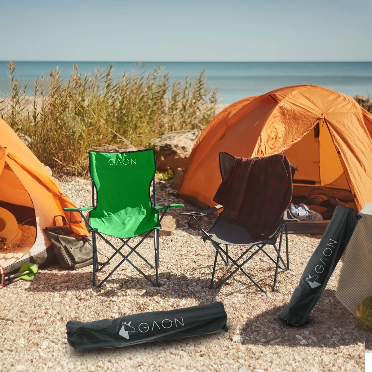 Silla Playera Plegable Portatil Para Exteriores Camping Gaon