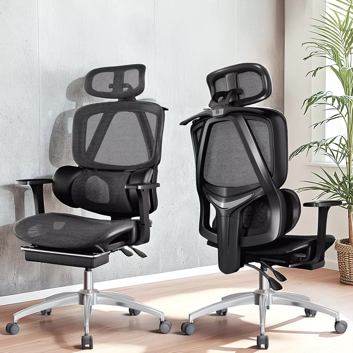 Silla Ergonómica De Oficina Soporte Lumbar 135° Ouo T70 Lite Color Alulitenegro Material Del Tapizado Malla