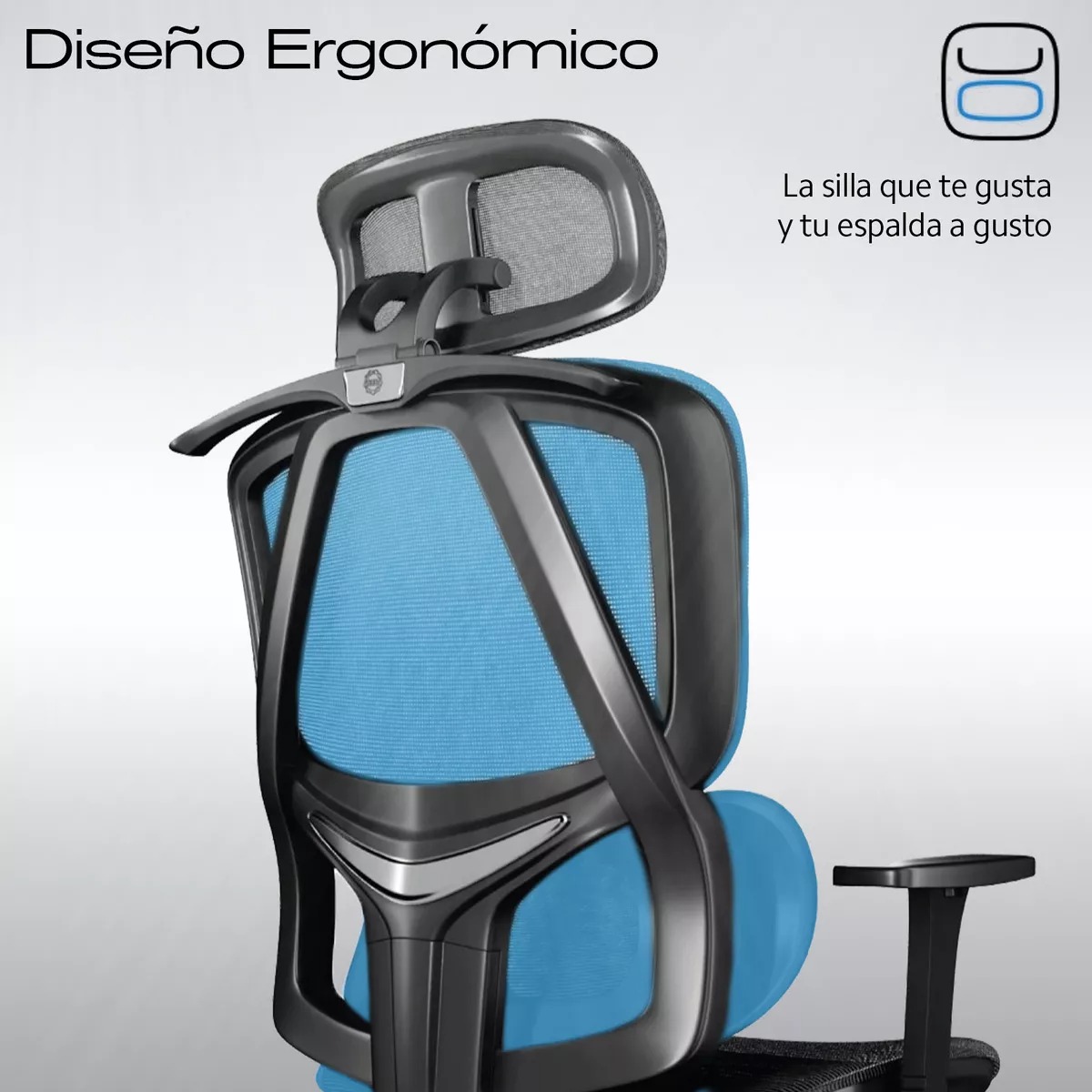 Silla Ergonómica De Oficina Soporte Lumbar 135° Ouo T70 Lite Color Alulitenegro Material Del Tapizado Malla