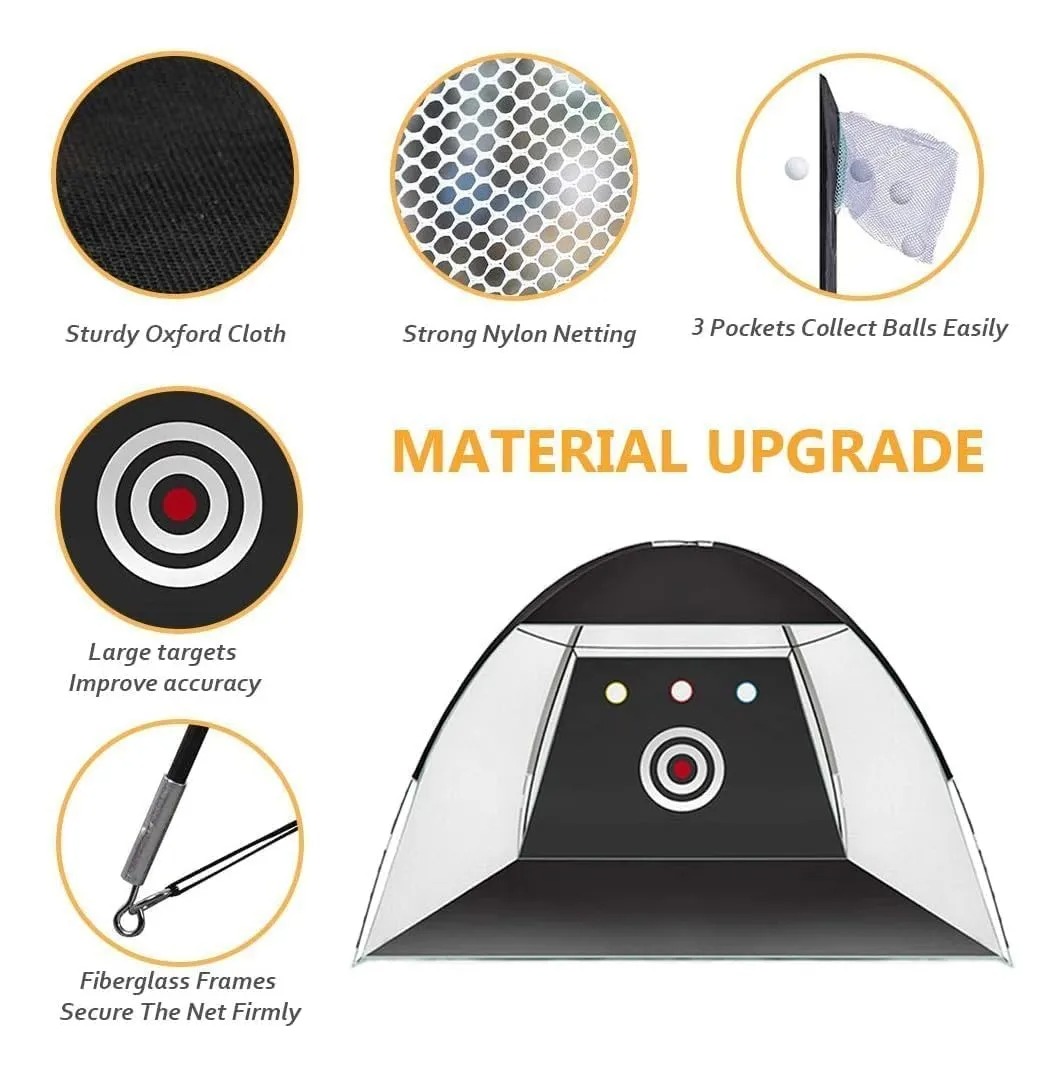 Kit De Práctica De Golf Red De Práctica 3m X 2m