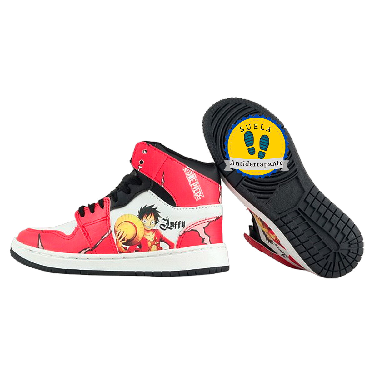 Tenis One Piece Monkey D. Luffy Manga Anime Cosido 416-N-BOP