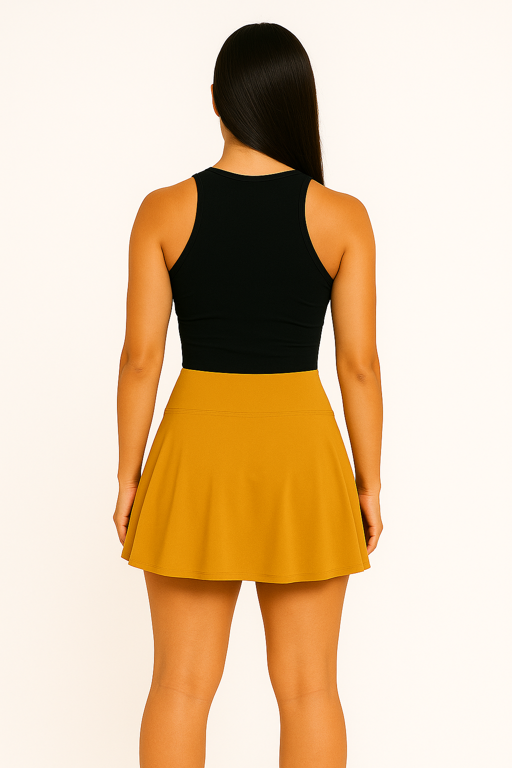 FALDA SHORT LICRA DEPORTIVA MUJER PARA TENIS, YOGA, FIT, GOLF, GYM