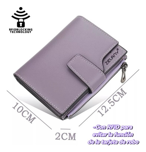 Juvenil Y Excelente Cartera, Monedero De Dama,multifunción