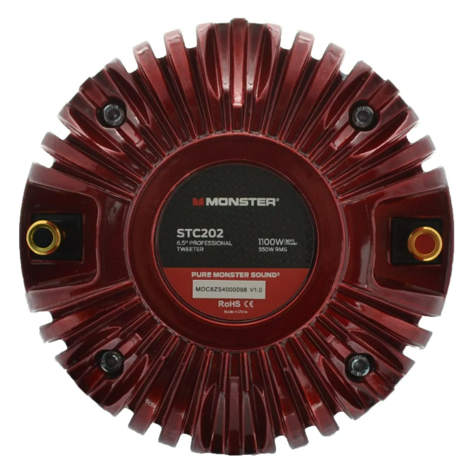 Horn Monster STC202 6.5 Pulg Largo 550w RMS Open Show 8 Ohms