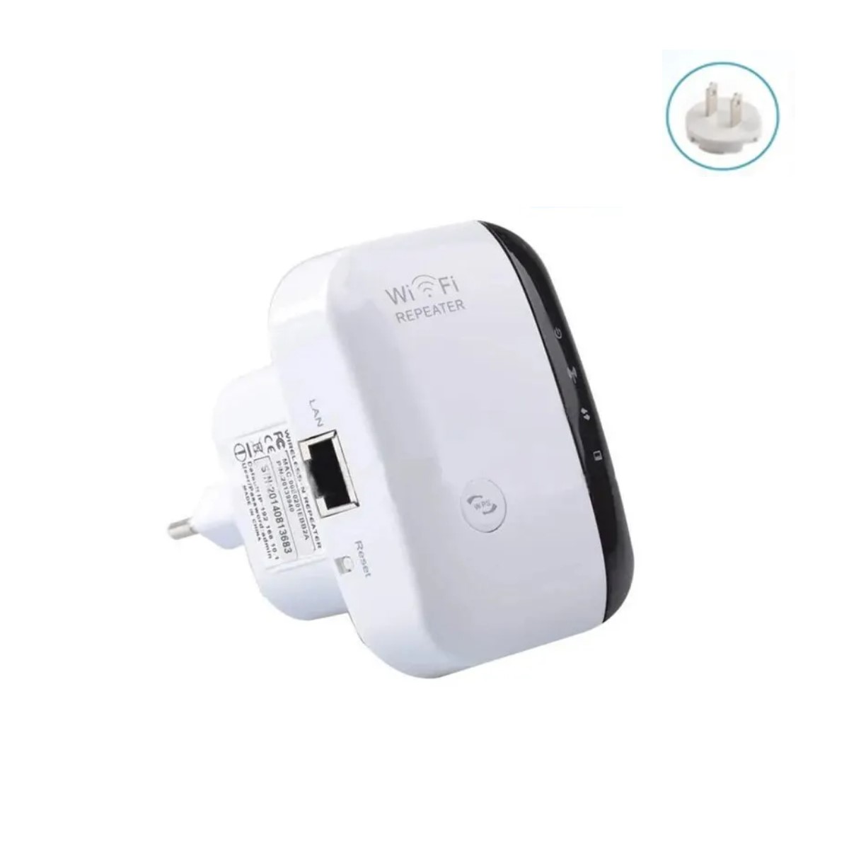 Repetidor Amplificador Señal Wifi blanco 300mbps Inalámbrico Extensor RJ45 rompe muros internet