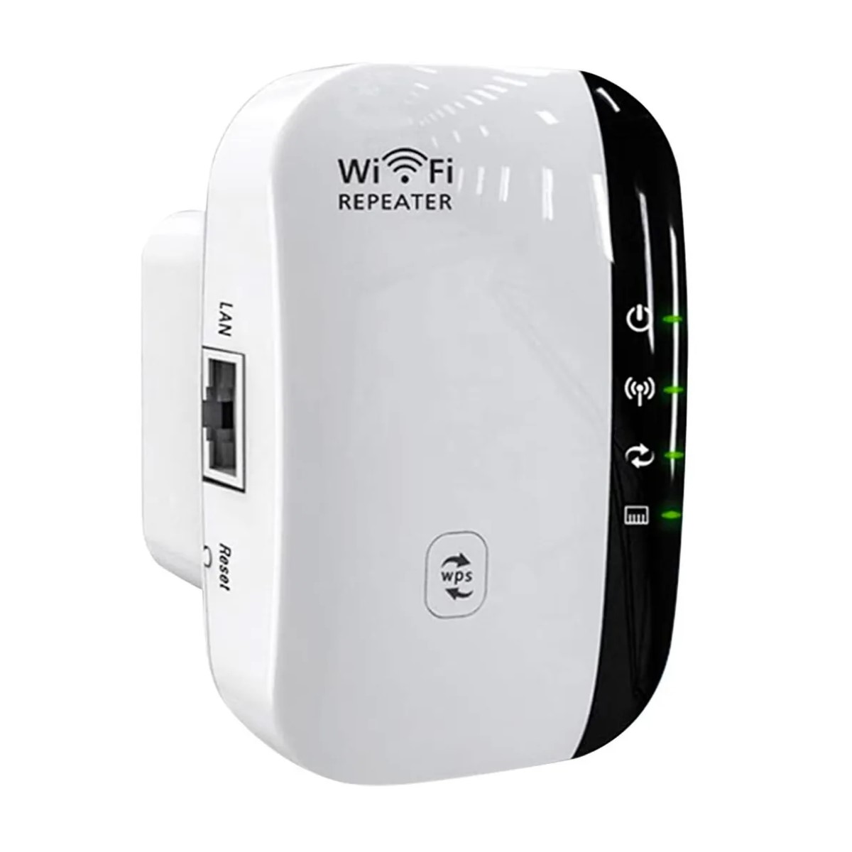 Repetidor Amplificador Señal Wifi blanco 300mbps Inalámbrico Extensor RJ45 rompe muros internet