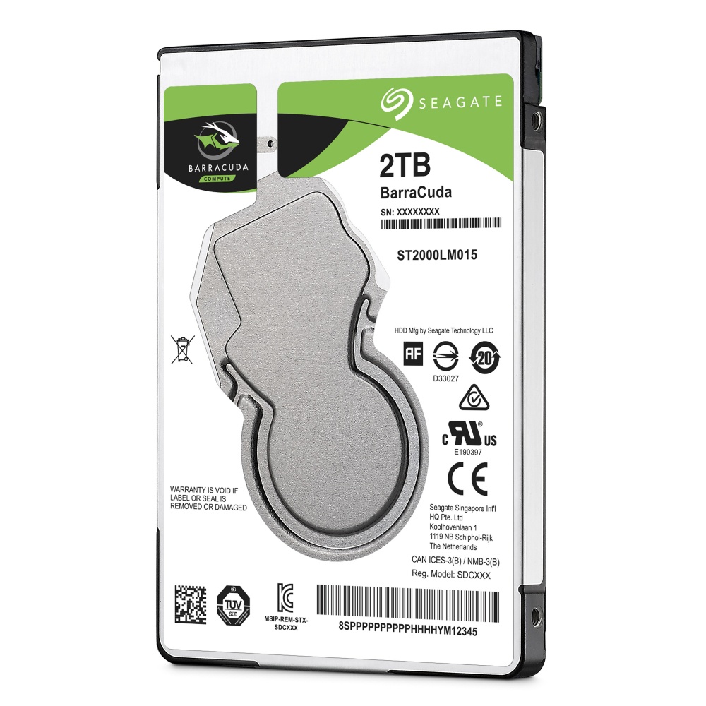 Disco Duro Interno Seagate 2TB 2.5 ST2000LM015 5400RPM Barracuda