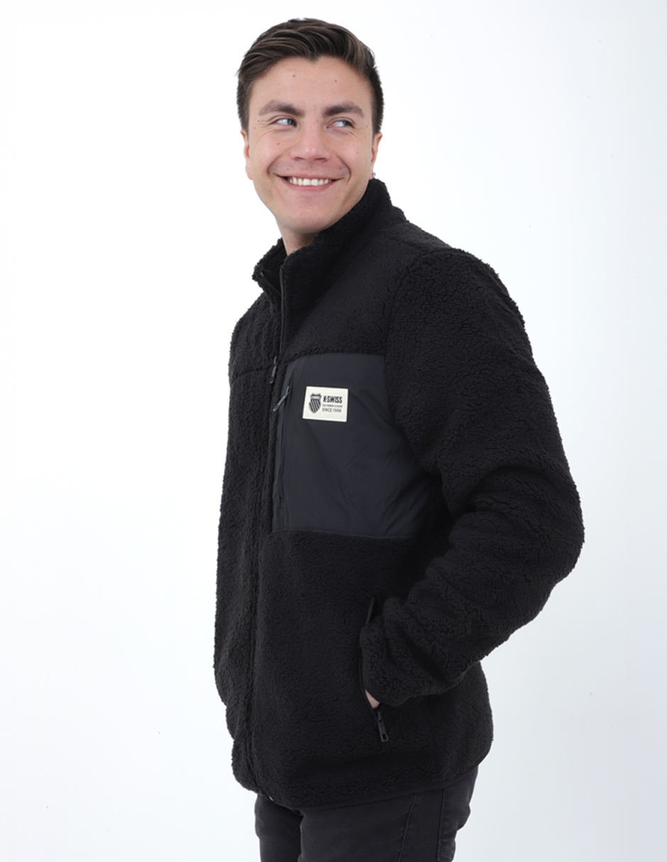 Chamarra Hombre K-Swiss NEWPORT Color Negro