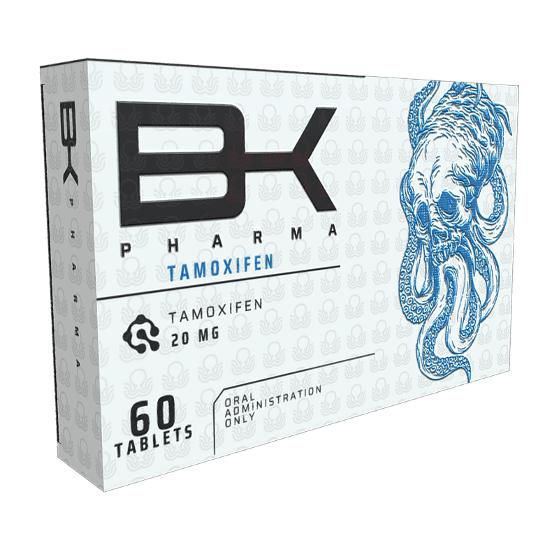 TAMOXIFEN - Tamoxifeno - Oral - 20mg/tab 60 tabletas - BK Pharma - Control estrogénico y recuperación hormonal post ciclo efectiva