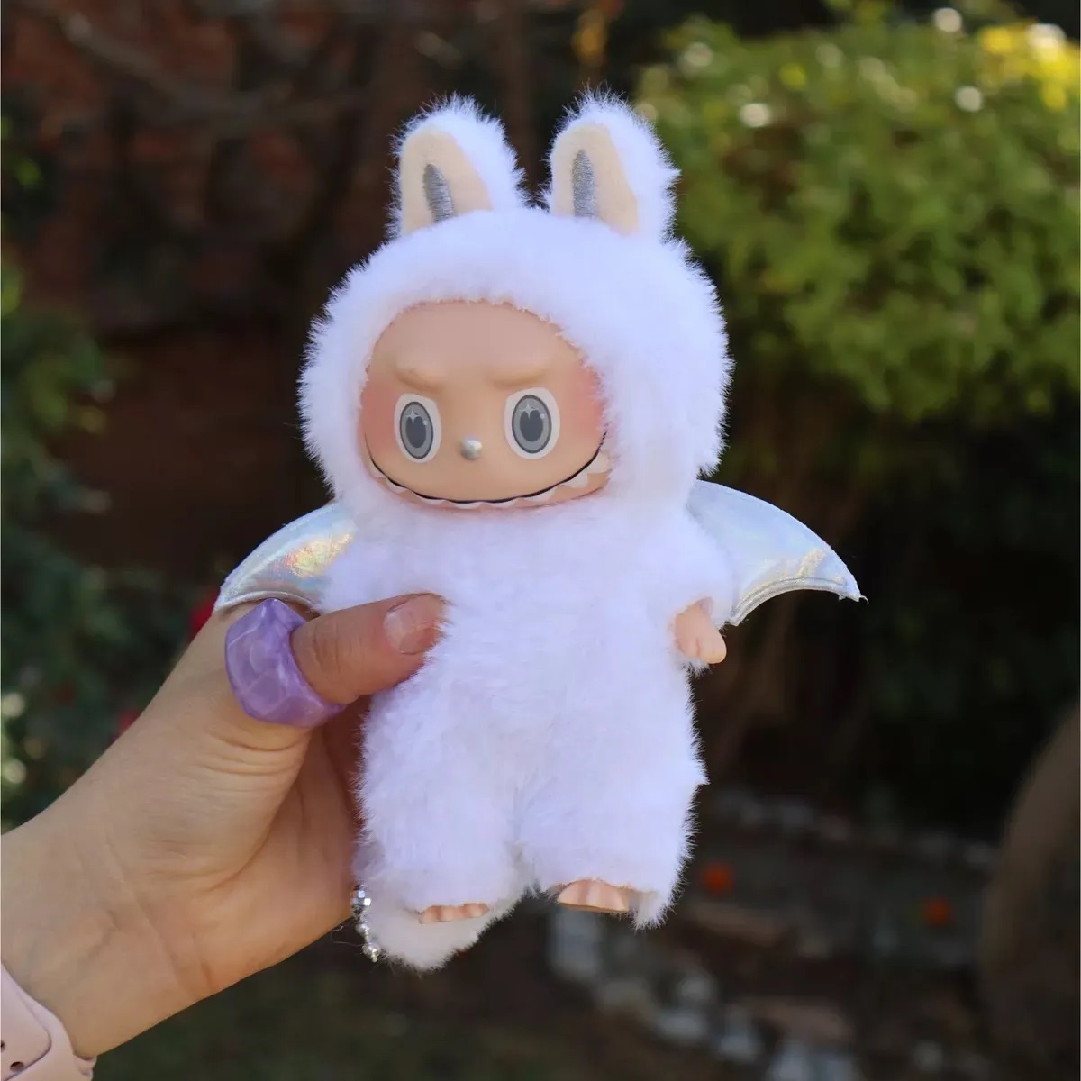 figura peluche compatible con Labubu Macaroon edición especial caja sorpresa blind box 