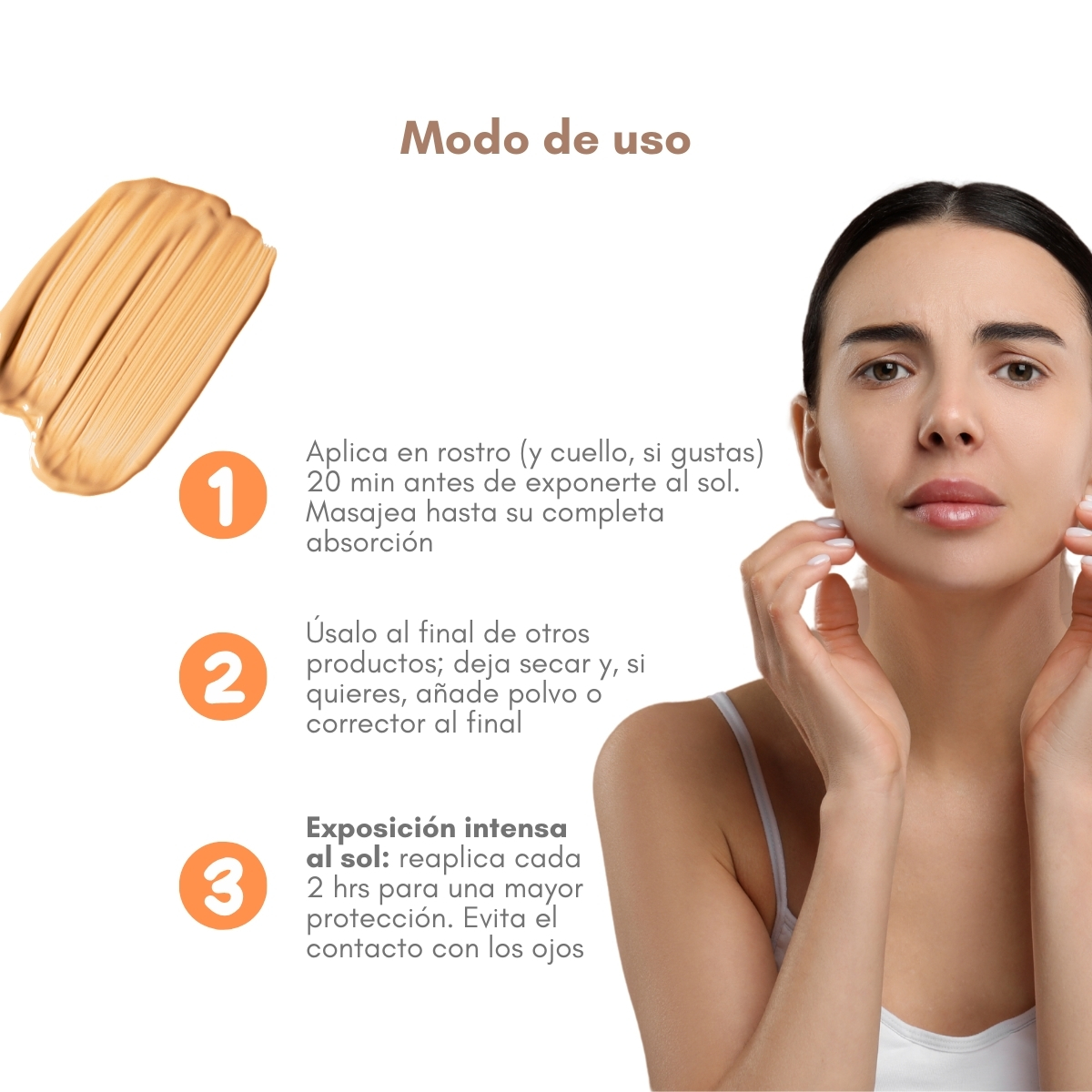 KOSEI Heliokos COLOR Protector solar facial antiedad FPS50+ con Células madre & Vitamina E. Textura ligera, Todo tipo de piel, 50ml