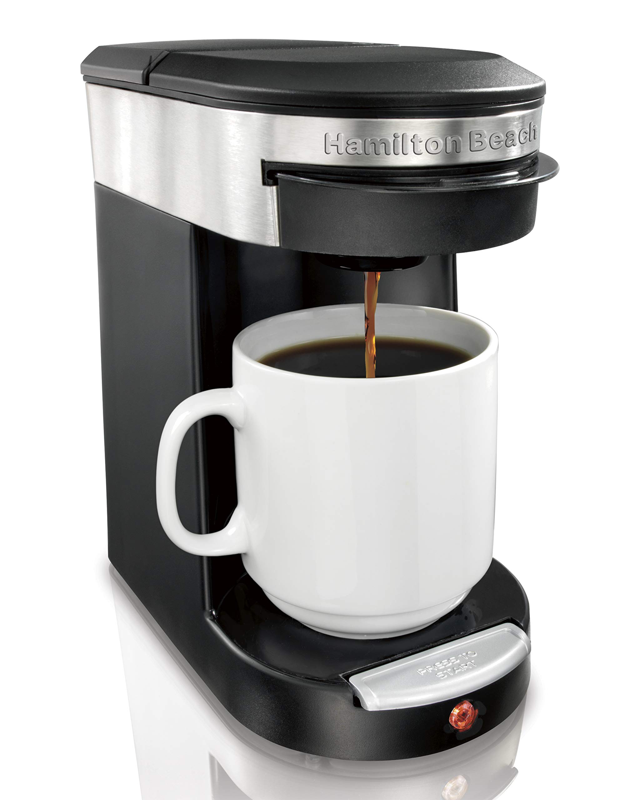 CAFETERA HAMILTON BEACH 49970, 1 TAZA PERSONAL MANUAL NEGRO