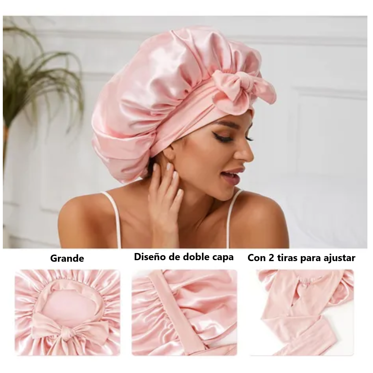 Gran Gorro De Seda Para Dormir 