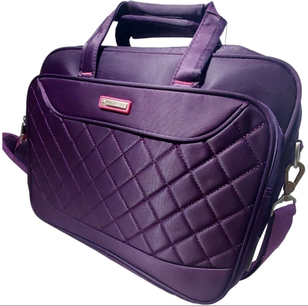 Portafolio dama ejecutiva elegante Porta laptop Diseño Premium Marga Golden Star