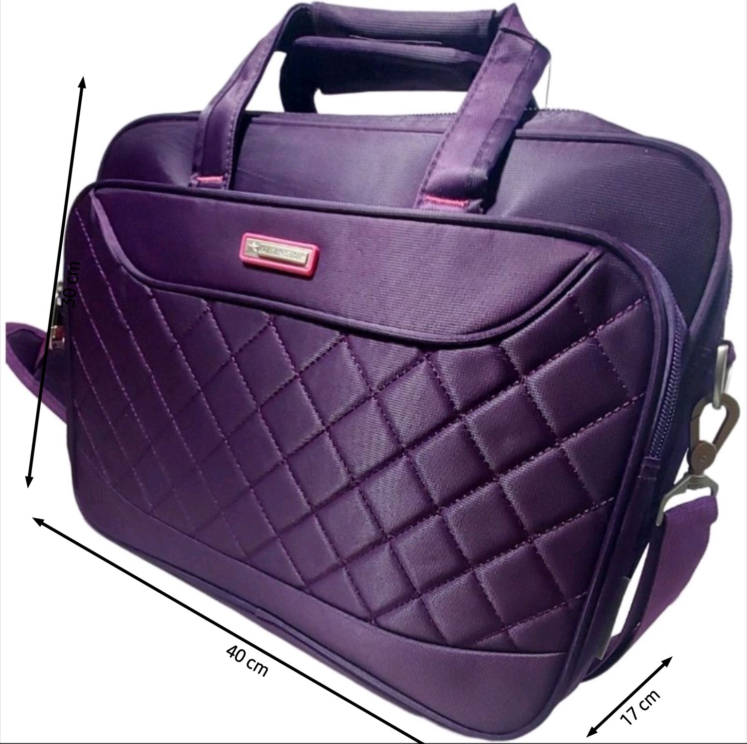 Portafolio dama ejecutiva elegante Porta laptop Diseño Premium Marga Golden Star