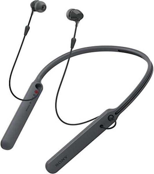 Sony – C400 inalámbrico behind-neck en la oreja Auricular Negro (wic400/B), Negro