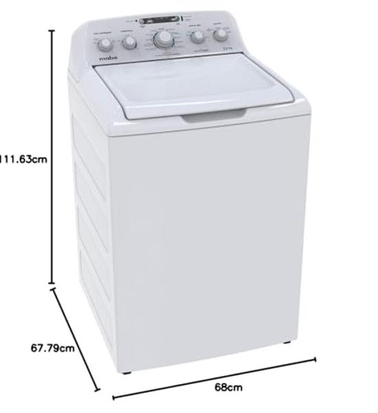 Lavadora Aqua Saver Green High Efficiency Automática 22 kg Blanca con Sanitizado Mabe - LMA72215CBAB0