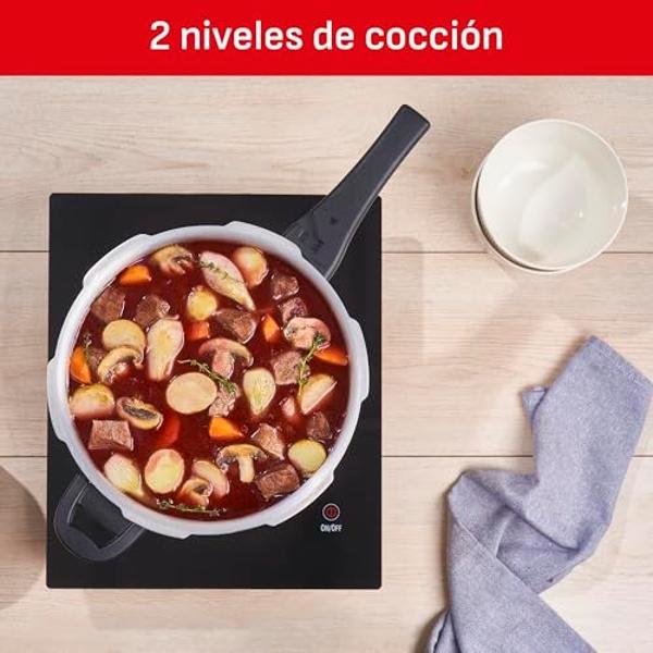T-fal Olla Express de aluminio 6 litros, ¡Máxima seguridad! Olla de Presión que garantiza resultados perfectos en todo momento, 92160PC.